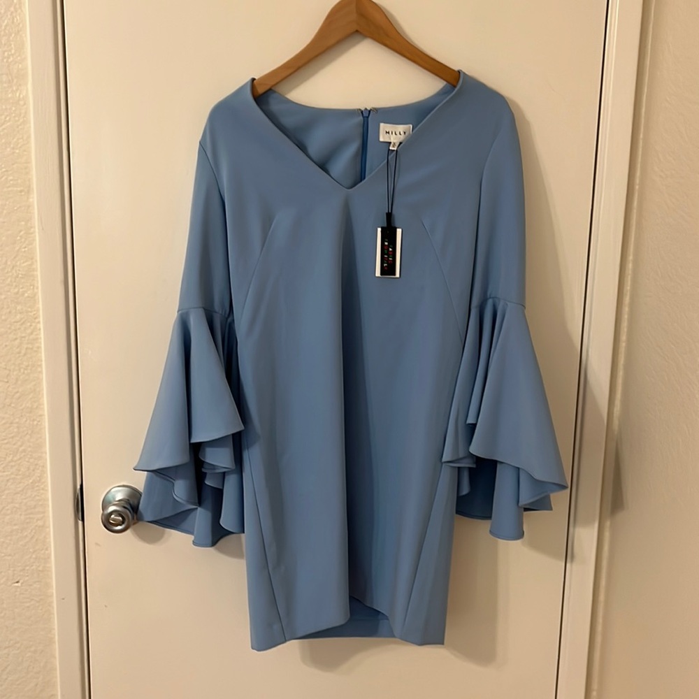 Cole dress in sky blue